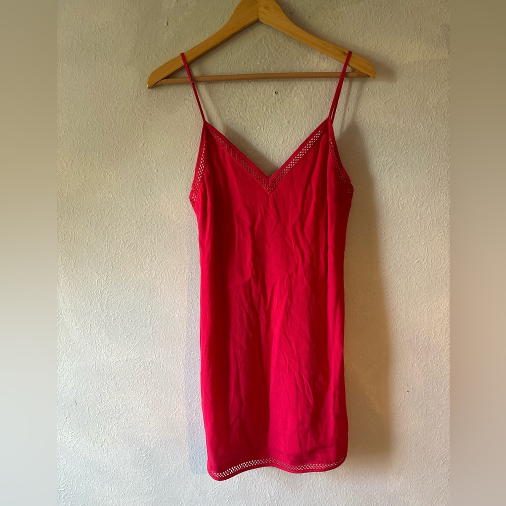 Lovers and Friends Red Slip Dress size Small
